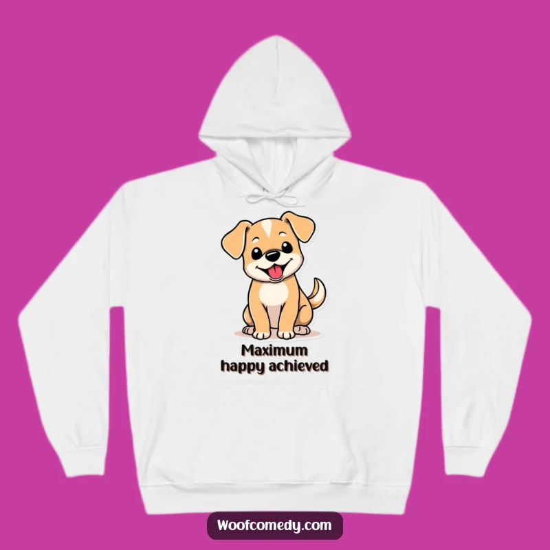 Funny Floppy Ear Dog Hoodie: Cozy Wagging Tail Pup Sweatshirt for Warm Hugs