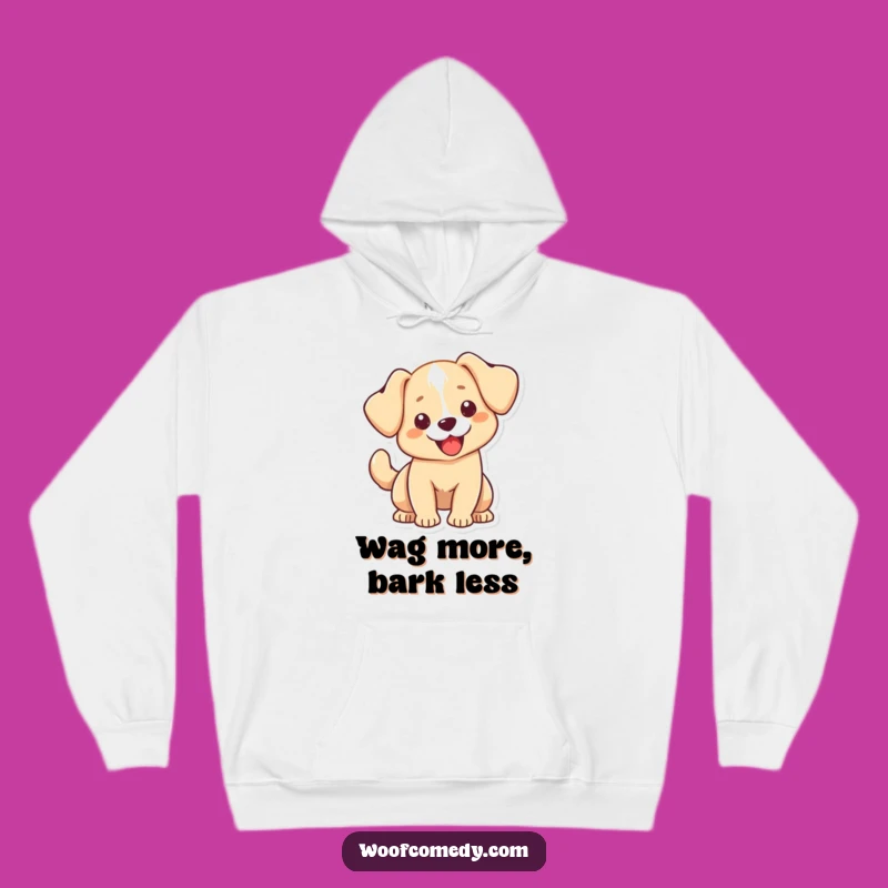 Cozy Kawaii Dog Hoodie - Floppy Ears Tail Wagging Warm Gift