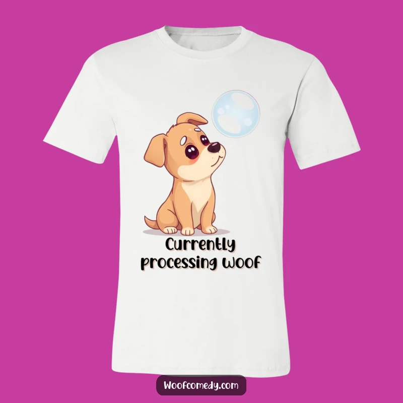 Funny Confused Dog T-Shirt: Pondering Pup Gear