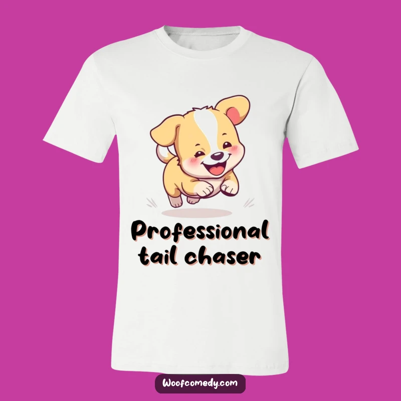 Funny Dog T-Shirt: Cute Tail-Chasing Pup Tee, The Ultimate Humorous Dog Lover Gift